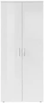 Mid.you Schuhschrank Wei&szlig; 11 F&auml;cher 80x190x35 cm