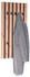 XORA Wandgarderobe Schwarz Eiche Artisan 45x90x4 cm