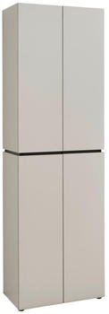Voleo Garderobenschrank Kaschmir 5 Fächer 60x199x37 cm