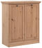 Livetastic Kommode Eiche Artisan Metall 2 Fächer 80x90x35 cm