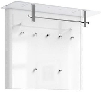 Moderano Garderobenpaneel Weiß Alu 96x78x33 cm (828005745)