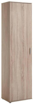 Mid.you Schuhschrank Eiche 6 F&auml;cher 50x185x35 cm