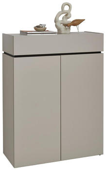 Voleo Schuhschrank Kaschmir 4 Fächer 1 Schubladen 90x121x40 cm