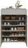 Voleo Schuhschrank Kaschmir 4 Fächer 1 Schubladen 90x121x40 cm