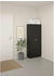 Mid.you Schrank Schwarz Metall 5 Fächer 69.2x170.4x34.6 cm