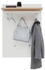 Dieter Knoll Garderobenpaneel Balkeneiche furniert 80x109x27 cm weiß