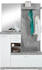 Mid.you Garderobe Grau Weiß 120x196x35 cm