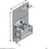 Mid.you Garderobe Grau Weiß 120x196x35 cm