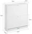 SoBuy Schuhkipper Michelle 76x78x18cm weiß (FSR99-W)