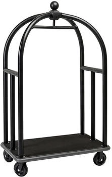 KARE Kleiderwagen Schwarz 105x186x62 cm