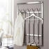 Mid.you Wandgarderobe Silber Metall 60x100x7.5 cm
