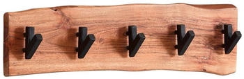 Mid.you Wandgarderobe Akazie Akazie massiv 60x17x9 cm