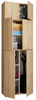 Mid.you Mehrzweckschrank Sonoma Eiche 70x223x39 cm stehend