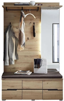 Voleo Garderobe Eiche Artisan 2-teilig 120x196x37 cm (2737035610)