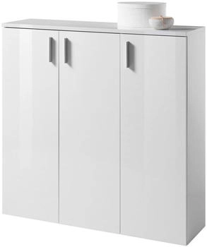 Mid.you Schuhschrank Wei&szlig; 10 F&auml;cher 120x120x35 cm