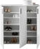 Mid.you Schuhschrank Weiß 10 Fächer 120x120x35 cm