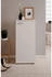 Mid.you Schuhschrank Weiß 4 Fächer 50x110x34 cm