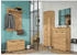 Germania Schuhschrank Eiche 4 Fächer 1 Schubladen 75x108x37 cm