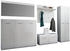 CarryHome Garderobe Weiß 5-teilig 319x197x36 cm