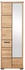Linea Natura Garderobenschrank Eiche Artisan Wildeiche massiv 4 Fächer 67.8x203.6x40.5 cm