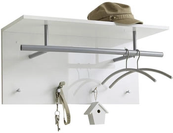 Mid.you Wandgarderobe Weiß 72x35x30 cm