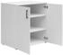 CarryHome Kommode Weiß 2 Fächer 80x83x52 cm