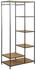 Mid.you Garderobe Schwarz Wildeiche 77x165x45 cm