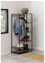 Mid.you Garderobe Schwarz Wildeiche 77x165x45 cm