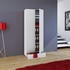 Mid.you Mehrzweckschrank Weiß 4 Fächer 1 Schubladen 70x198x39 cm erweiterbar stehend