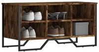 vidaXL Schuhregal R&auml;uchereiche 90x38x45,5 cm Holzwerkstoff