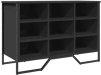 vidaXL Schuhregal Schwarz 90x38x61,5 cm Holzwerkstoff