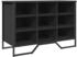 vidaXL Schuhregal Schwarz 90x38x61,5 cm Holzwerkstoff Schwarz