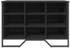 vidaXL Schuhregal Schwarz 90x38x61,5 cm Holzwerkstoff Schwarz