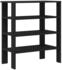 vidaXL Schuhregal Schwarz 61x32x70 cm Holzwerkstoff