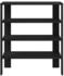 vidaXL Schuhregal Schwarz 61x32x70 cm Holzwerkstoff