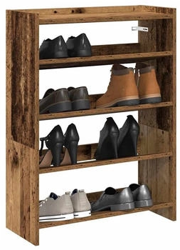 vidaXL Schuhregal Artisan-Eiche 32x35x92 cm Holzwerkstoff Eiche