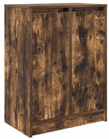 vidaXL Schuhschrank R&auml;uchereiche 57x34x76 cm Holzwerkstoff