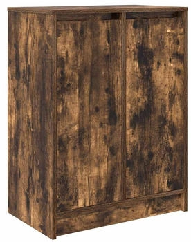 vidaXL Schuhregal Eichen-Optik 57x34x76 cm Holzwerkstoff