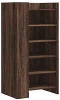 vidaXL Schuhschrank Braun Eichen-Optik 52x37,5x100 cm Holzwerkstoff