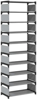 vidaXL Schuhregal Sonoma-Eiche 80x25x81 cm Holzwerkstoff