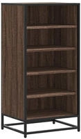 vidaXL Schuhregal Braun Eichen-Optik 48x38x97,5 cm Holzwerkstoff