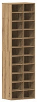 vidaXL Schuhschrank Artisan-Eiche 54x34x183 cm Holzwerkstoff