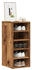 vidaXL Schuhregal Schuhschränke Altholz-Optik 32x35x70 cm Holzwerkstoff 2-tlg. Altholz