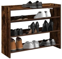 vidaXL Schuhregal R&auml;uchereiche 80x25x62 cm Holzwerkstoff