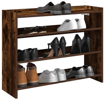 vidaXL Schuhschrank Schuhregale 2 Stk Stapelbar Altholz-Optik 89,5x30x40 cm