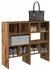 vidaXL Schuhregal Altholz-Optik 29,5x34x76 cm Holzwerkstoff