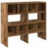 vidaXL Schuhregal Altholz-Optik 29,5x34x76 cm Holzwerkstoff