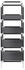 vidaXL Schuhschrank Schuhregale 2 Stk Stapelbar Artisan-Eiche 89,5x30x40 cm