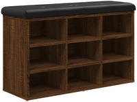 vidaXL Schuhbank Braun Eichen-Optik 82x32x50 cm Holzwerkstoff