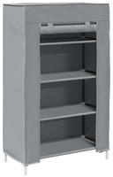 vidaXL Schuhschrank Grau 60,5x30x97 cm Vliesstoff